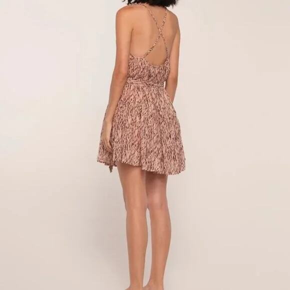 HEARTLOOM Women's Animal Print Alli Buff Dress Sz Large - Picture 2 of 9